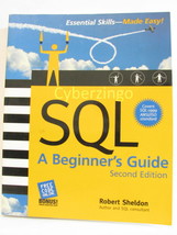 SQL A Beginners Guide Robert Sheldon Vintage 2003 PREOWNED - $17.11