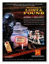 The History Channel Lost &amp; Found TV Series Vintage 1998 Full-Page Magazine Ad - £7.75 GBP