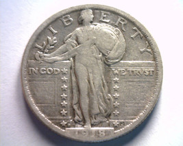 1918-D Standing Liberty Quarter Very Fine+ Vf+ Nice Original Coin From Bobs Coin - £91.92 GBP