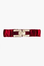 Q2 Women&#39;s Bordeaux Velvet Belt Size One Size - $39.60