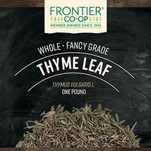 Frontier Co-op Thyme Leaf, Fancy Grade, Kosher, Non-irradiated | 1 lb. B... - £22.03 GBP