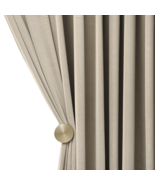 Anyhouz 250cm Beige High Quality Modern Wool Velvet Blackout Curtains fo... - $3,696.83 MXN