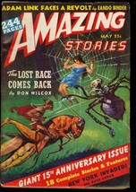 Amazing Stories 1941 MAY-PULP-J. Allen St. John Cvr Fn - £457.81 GBP