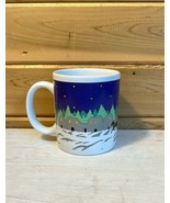 Christmas Scene Ming Pao Vintage 8 oz Coffee Mug - £20.07 GBP