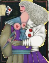 Richard Lindner Original Lithograph Published 1974 by XXe Siecle (Issue No. 42) - $161.51