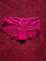 Ladies Red Lace Size 10 Briefs - £2.02 GBP