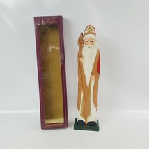 Carved Wooden Santas Of The World 1909 Poland &quot;Grandeur Noel Collectors Edition&quot; - £14.64 GBP