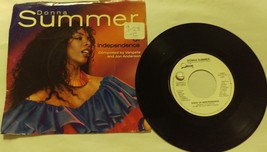 Donna Summer  State of Independence Love Breath Away Geffen 45 RPM Record Vinyl - £3.90 GBP