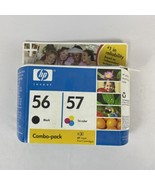 HP 56 57 C9321BN Black Tri-Color Print Cartridge Sealed INK - $179.81 MXN