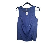 NEW Ann Taylor Size 6 Navy Blue Sleeveless Blouse Shell Summer Business ... - $24.99