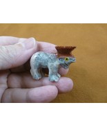 (Y-MOO-WB-26) small gray red buck MOOSE carving stone SOAPSTONE figurine... - $11.78 CAD