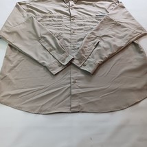 Columbia Omni-Shade FM7253 Men's 2XL Beige Vented Button Front Long Sleeve Shirt image 13