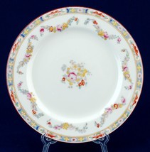 Minton A4807 Rose 8.75&quot; Salad Lunch Plate 1920s Hand Painted - £14.33 GBP