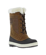 totes Sable Girls&#39; Waterproof Warm Winter Snow Boots Tan Size 1M Round Toe - $730.79 MXN