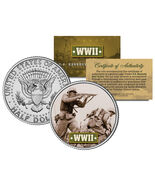 World War II AMERICAN SOLDIER BATTLEFIELD JFK  Kennedy Half Dollar U.S. ... - $14.95