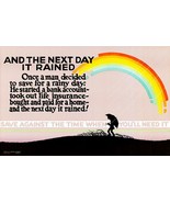 And The Next Day It Rained - Savings &amp; Investments - 1923 - Motivational... - £26.37 GBP