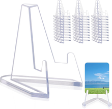 30 Packs Card Display Stand, Sturdy and Stable, Premium Acrylic Sports C... - £11.99 GBP