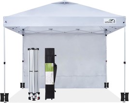 Impressive 10 X 10 Feet Pop Up Canopy Tent With Detachable, And 8 Stakes. - $90.92