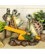 Ebros Mother Turtle Playing with Her Babies On Forest Seesaw Figurine 6.... - €22,18 EUR