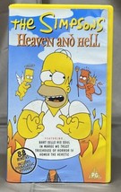 The Simpsons Heaven And Hell 1998 VHS Video Tape Yellow Clamshell - £10.95 GBP