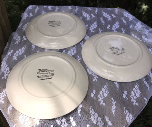 1950s Vintage 3 Plates Bread Dessert Silver Wheat Taylor Smith Taylor Taylorton Item image 7