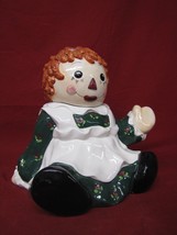 Vintage 1998 Sakura Snowden &amp; Friends Ceramic Raggedy Ann Cookie Jar - $59.39