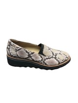 Clarks Sharon Dolly  Slip On Loafer Comfort Shoes Wedges  Animal Print S... - $69.30