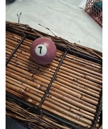 Replacement Mini Billiard Pool Ball - Vtg Solid Purple #7 - $187.28 MXN