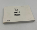 2010 Chevy Impala Owners Manual Handbook OEM E01B33028 - $14.84