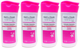 4 x New Feminine Wash Intimate Cleansing SUBTLY SCENTED Sensitive Skin 7... - $29.69