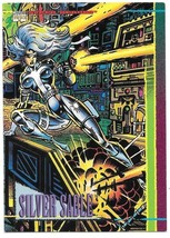 Marvel Universe Series IV Promo Trading Cards Silver Sable Skybox 1993 NEAR MINT - £1.59 GBP