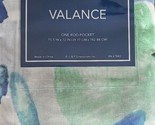 C and F Home Valance ~ 15.5&quot; x 72&quot; ~ BLUEWATER BAY ~ Rod Pocket ~ 100% C... - $28.05