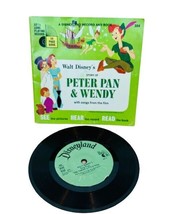 Disneyland Record Song Story Book 45 Disney 1965 Peter Pan Wendy Tinkerb... - £15.73 GBP