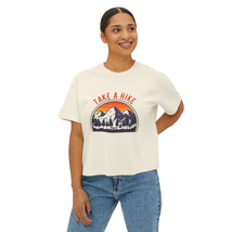 Comfort Colors Women&#39;s Boxy Tee | Take A Hike Sunset Mountain - £23.05 GBP+