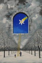 Rafal Olbinski Magical Transparency of Time Signed Fine Art Lithograph Ltd Ed S2 - £278.33 GBP