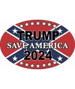 Trump 2024 Save America Again 4x6 Oval Magnet Republican Magnet Car Truc... - $6.99