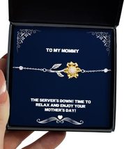 Epic Mommy Sunflower Bracelet, The Server&#39;s Down! Time to Relax and Enjo... - £39.58 GBP