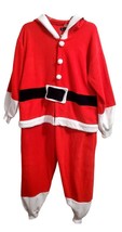 Santa Claus Pajama Outfit Unisex One Piece Cosplay Holiday -Beauty Shine - £22.46 GBP