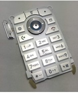 Lot of 11 Original OEM Motorola V190 Silver Keypads Keymats Buttons - £3.92 GBP