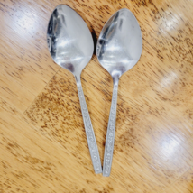 Oneida FERNWOOD West Bend Stainless Flatware Silverware 2 Pcs Dinner Spoon - £1,185.51 GBP