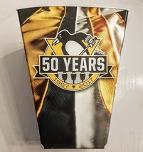 Pittsburgh Penguins Churchill Container 50 Year 2017 Plastic Trash Can 9.25&quot; USA - £13.95 GBP