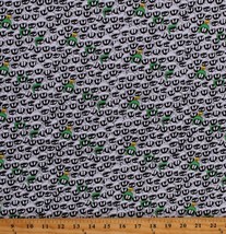 Cotton Looney Tunes Marvin the Martian Characters Fabric Print by Yard D763.81 - £23.52 GBP