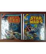 STAR WARS (1977 Comic Book) Marvel #1 and #2 Treasury-Size Special Editi... - $89.93