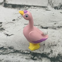 Tomy Collectible Vintage Wind Up Toy Walking Mother Goose Pink - $11.88