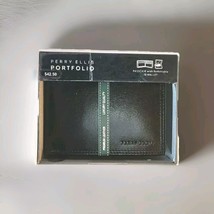 Perry Ellis Portfolio Passcase With Removable ID Wallet Black New - $17.81