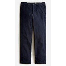 NWT Mens Size 34 34x30 J. Crew Navy Blue Classic Relaxed Chino Pants - $29.39