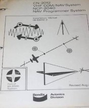 Bendix King CN-2012 VHF Com/Nav + NCP-2040 Programmer Installation Manual - £118.70 GBP