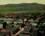 City And Island Birdseye View Wheeling West Virginia WV 1906 UDB Postcar... - $14.80