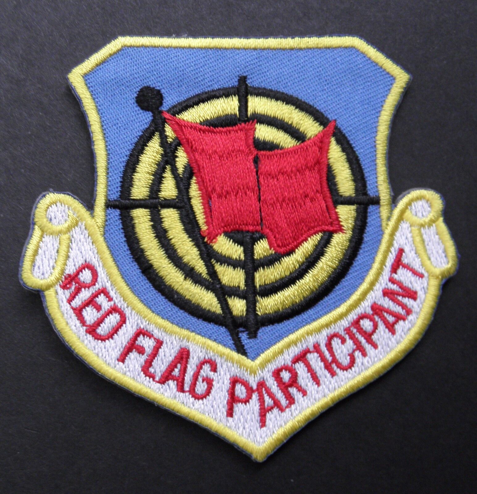 RED FLAG PARTICIPANT EMBROIDERED LOGO ARM PATCH 3 INCHES