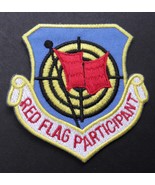 RED FLAG PARTICIPANT EMBROIDERED LOGO ARM PATCH 3 INCHES  - £4.41 GBP